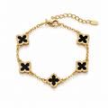 Clover Bracelet Black