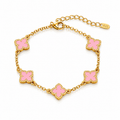 Clover Bracelet Pink