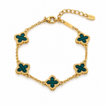 Clover Bracelet Green
