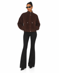 Autumn Suede Bomber Jacket