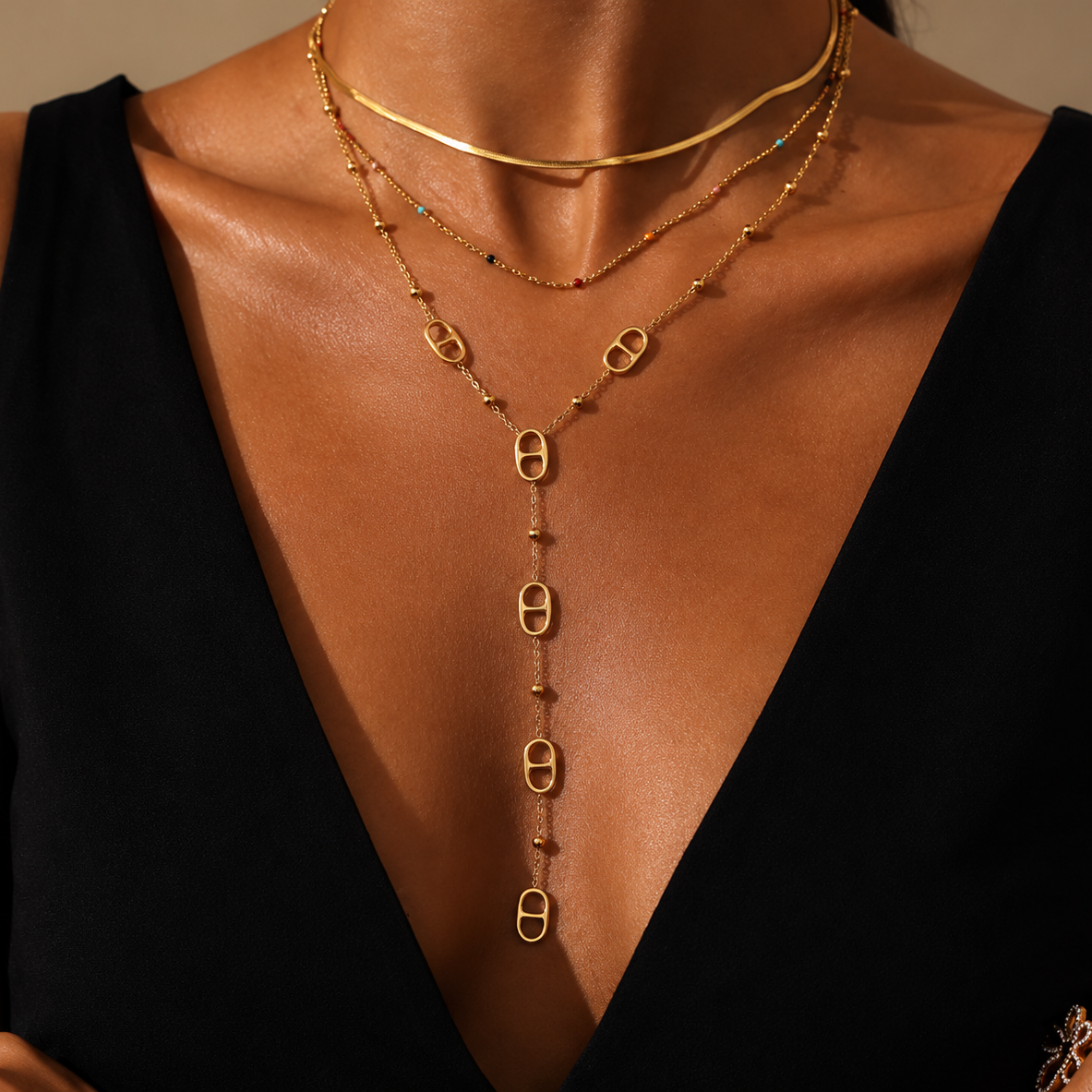 Sienna Y-Chain Gold