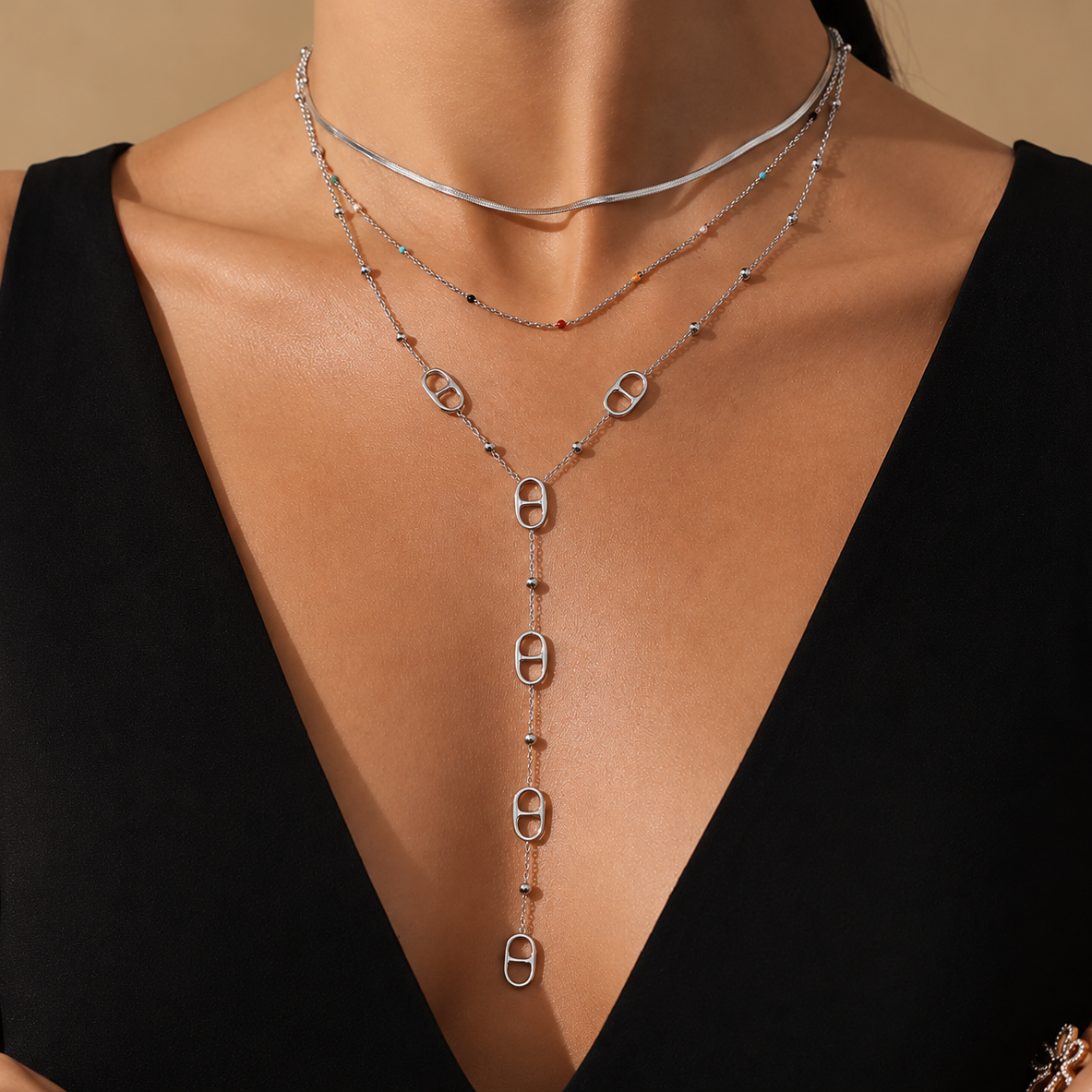 Sienna Y-Chain Silver