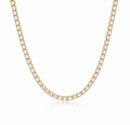 Tennis Necklace Gold
