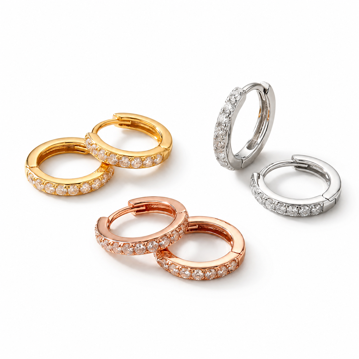 Luna Hoops Silver