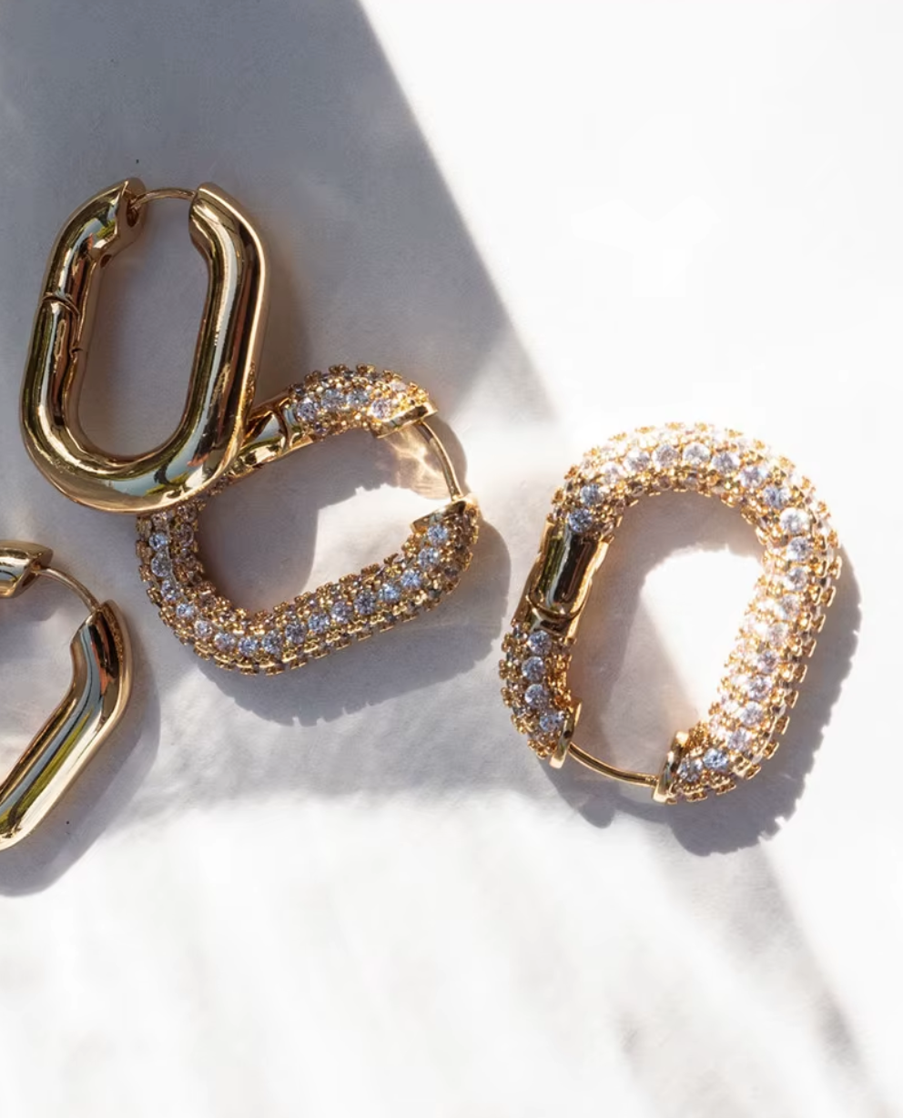 Monaco Pavé Earrings
