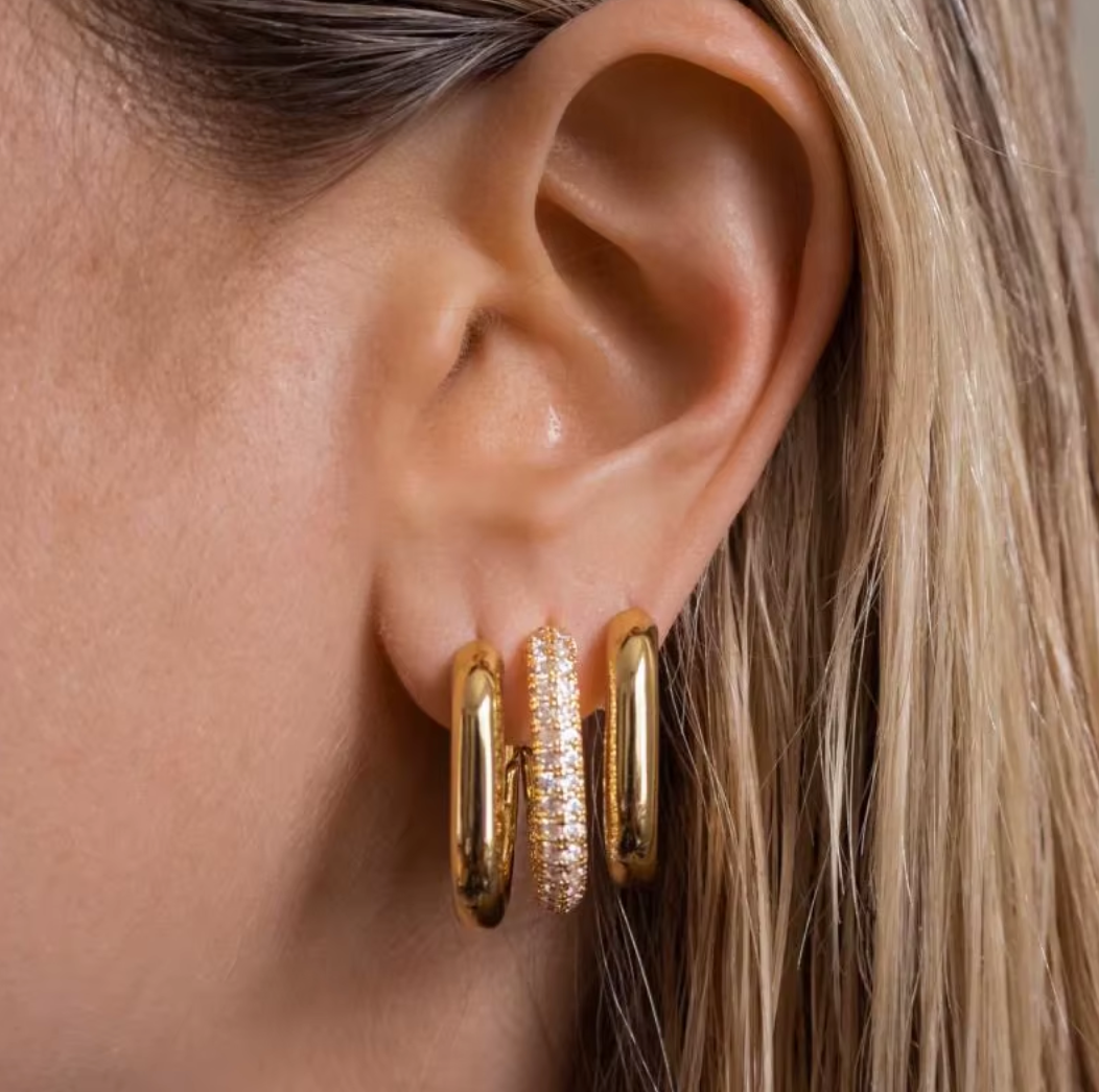 Monaco Pavé Earrings