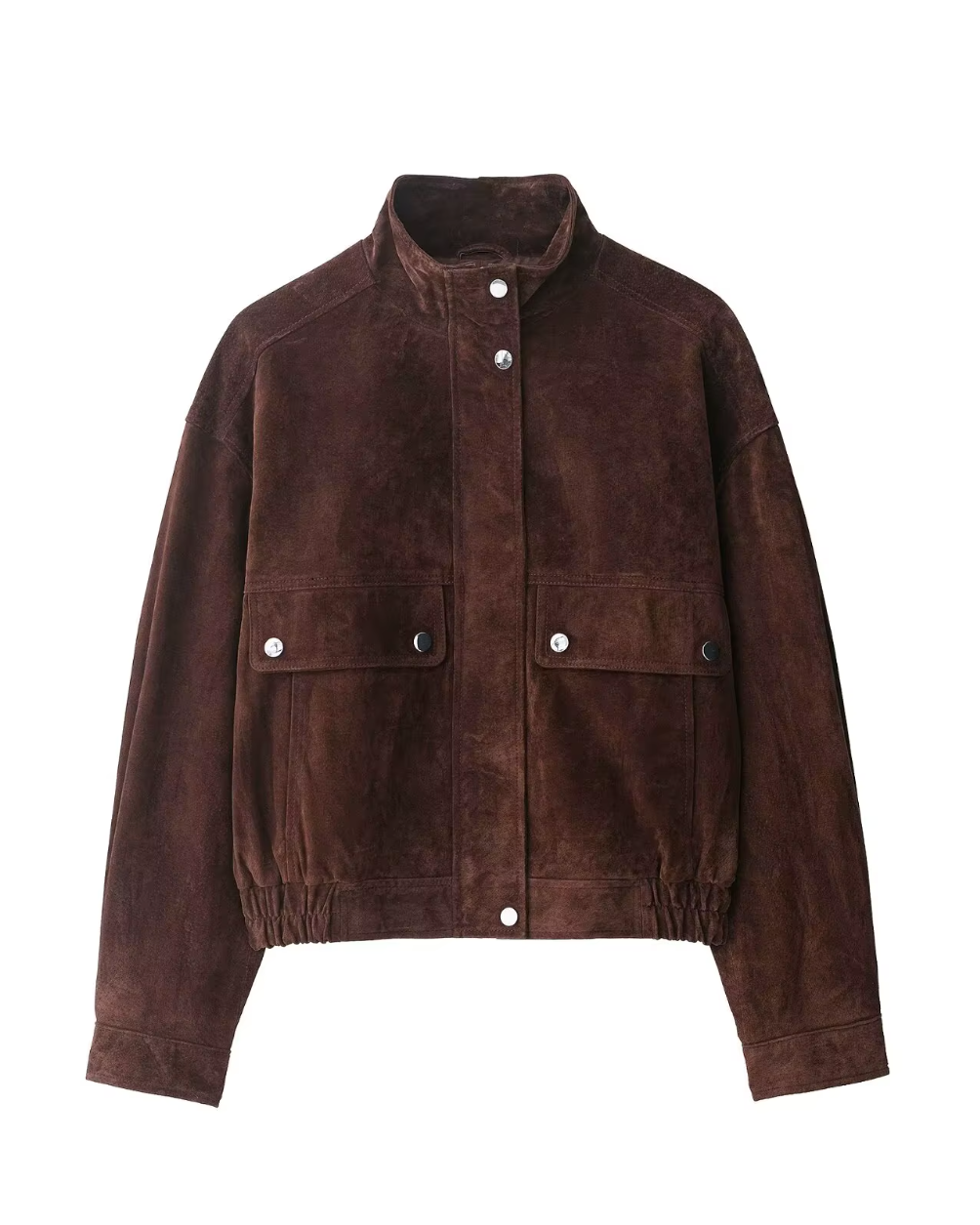 Autumn Suede Bomber Jacket
